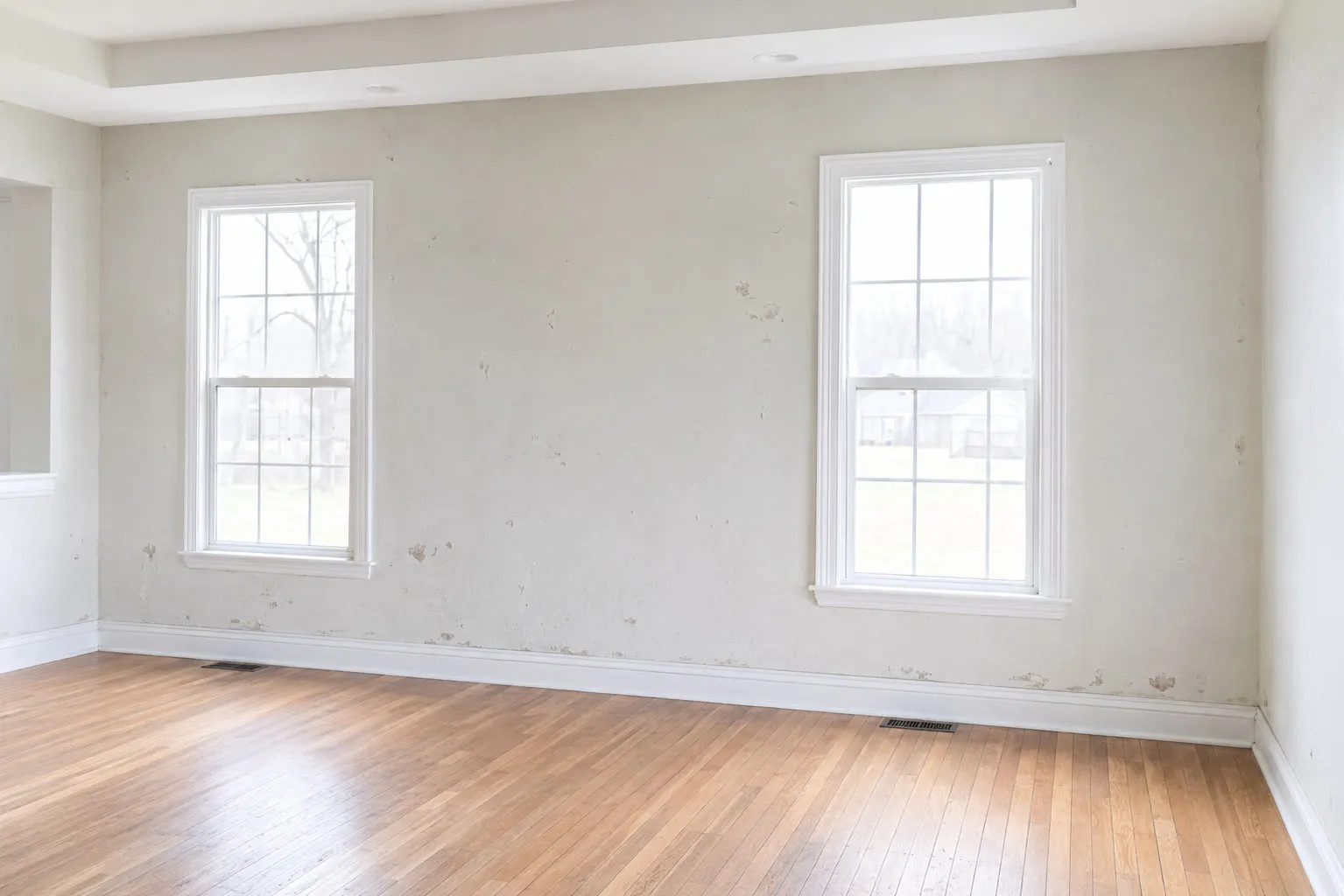 Interior painting before