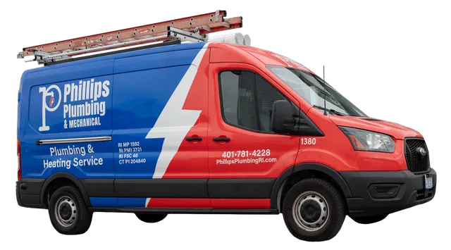 Phillips Plumbing and Mechanical service van