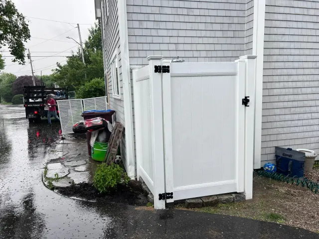 Dumpster enclosure project