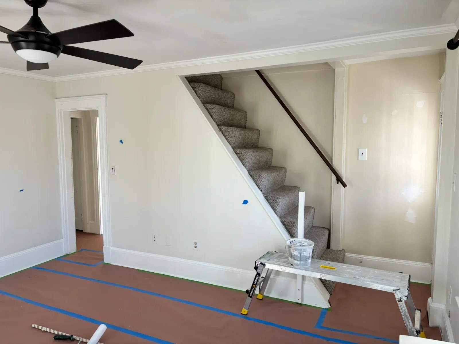 Full room repaint in Salem MA by Slim's Painting