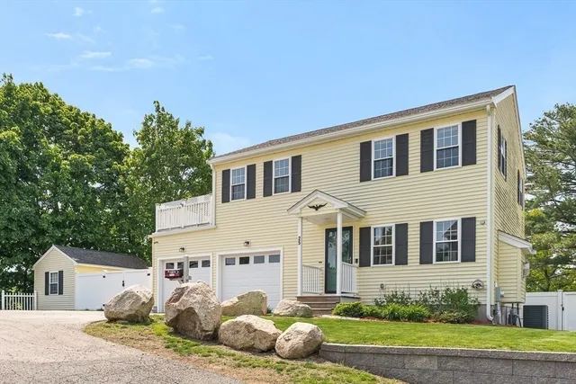 Beautiful Newer Construction Colonial with 7 Rooms, 3 Bedrooms, And 1.5 Bathrooms! First Floor Boasts Open Concept Living Room With Fireplace and Gleaming Hardwood Floors, Updated Kitchen with Stainless Steel Appliances and Granite Countertops, and Dining Room with Glass Sliders to Deck. Convenient Half Bath Complete The Main Level. The Second Floor Offers a Huge Primary Bedroom with Glass Sliders to Deck with Hot Tub, 2 Additional Good Size Bedrooms and Full Bath! Laundry Room and Bonus Room in Basement For Home Office, Gym or Play Room. Additional Storage Space in Basement. Enjoy Your Private Outdoor Oasis With 2 Decks, A Stone Patio Perfect For Grilling and Entertaining, and a Large Fenced Back Yard! Good Size Shed/Workshop and Generator! Heated 2 Car Attached Garage and 4 Car Parking On Paved Driveway! Conveniently Located Near Sluice Pond, Highways, Schools and Gannon Golf Course!