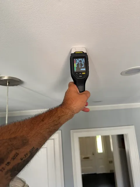 On-site restoration work by the Precision Restoration crew