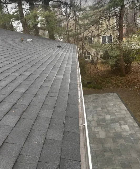 Gutter repair work