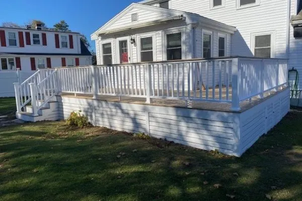 Deck replacement project on the South Shore