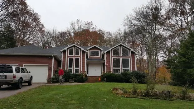 A recent roofer job in the  area
