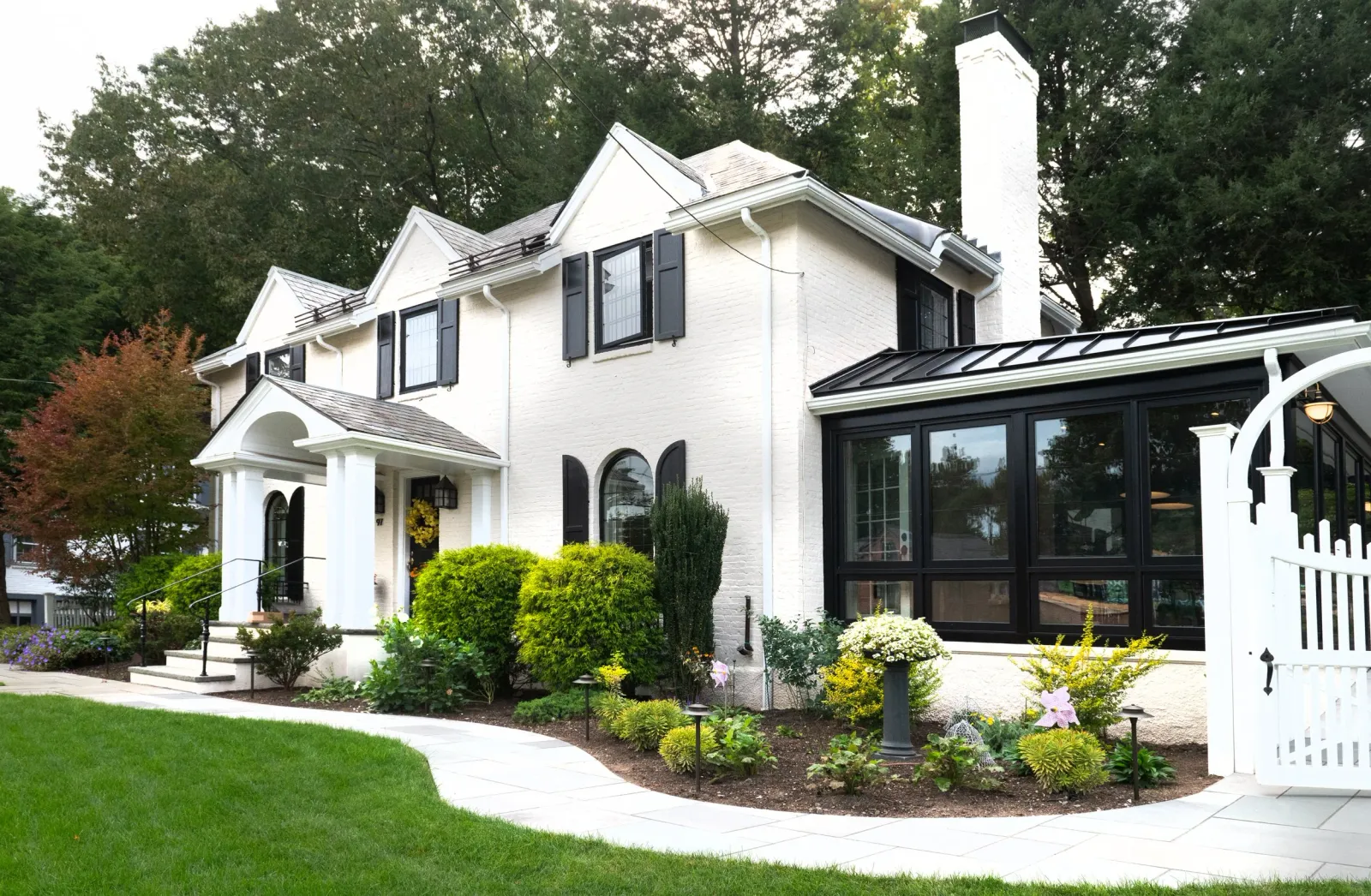 Garden-Facing Enclosed Patio