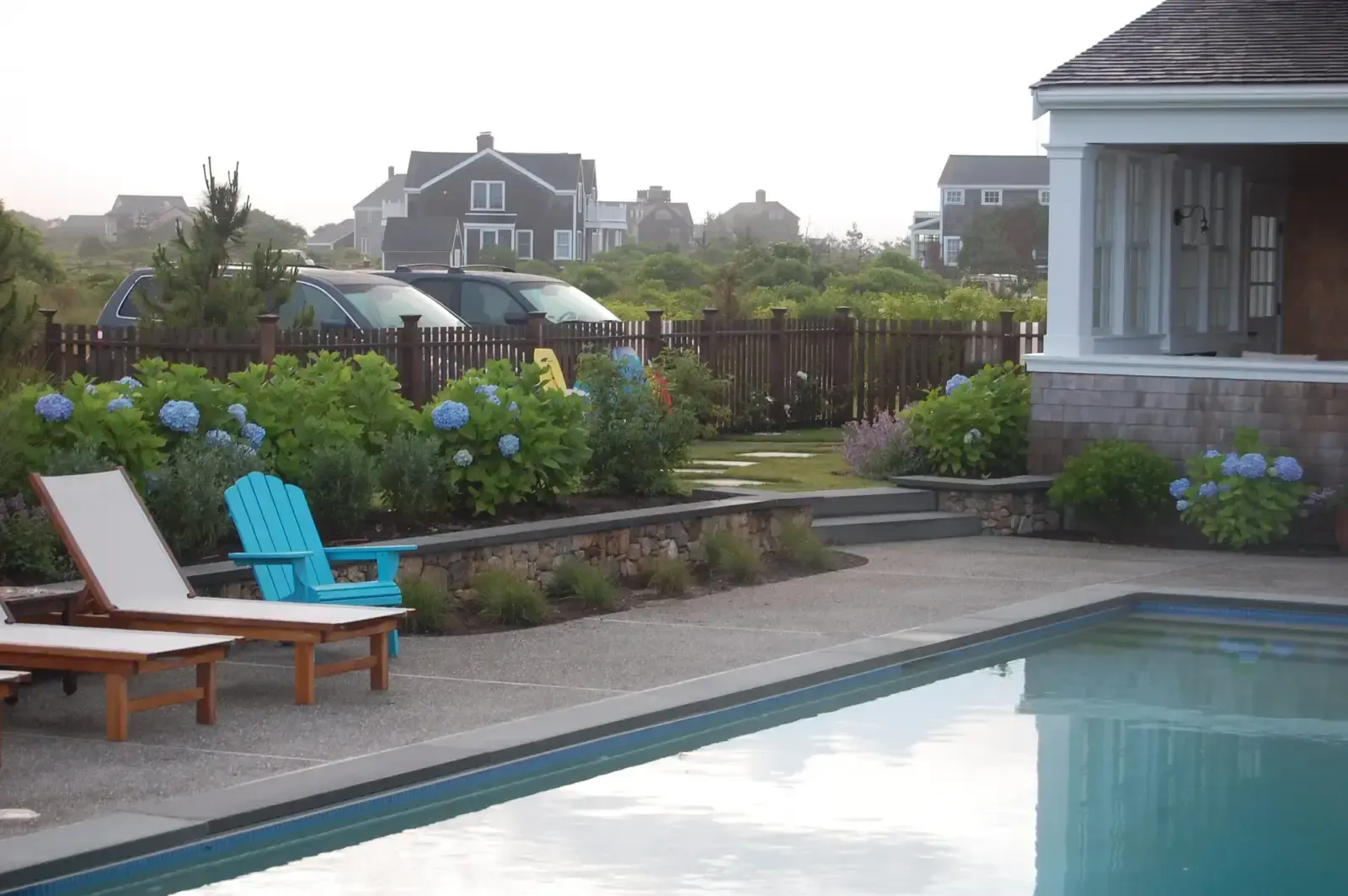 Completed landscape architecture project