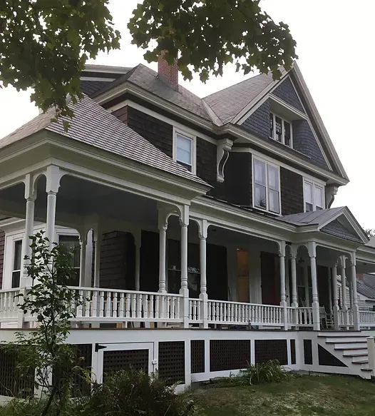 image of front porch rebuild