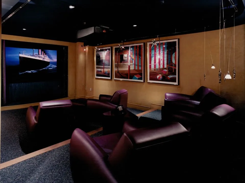 Cambridge 1 Post Renovation Custom Screening Room