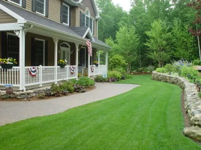 Belknap County landscaping rock wall 1 1 min