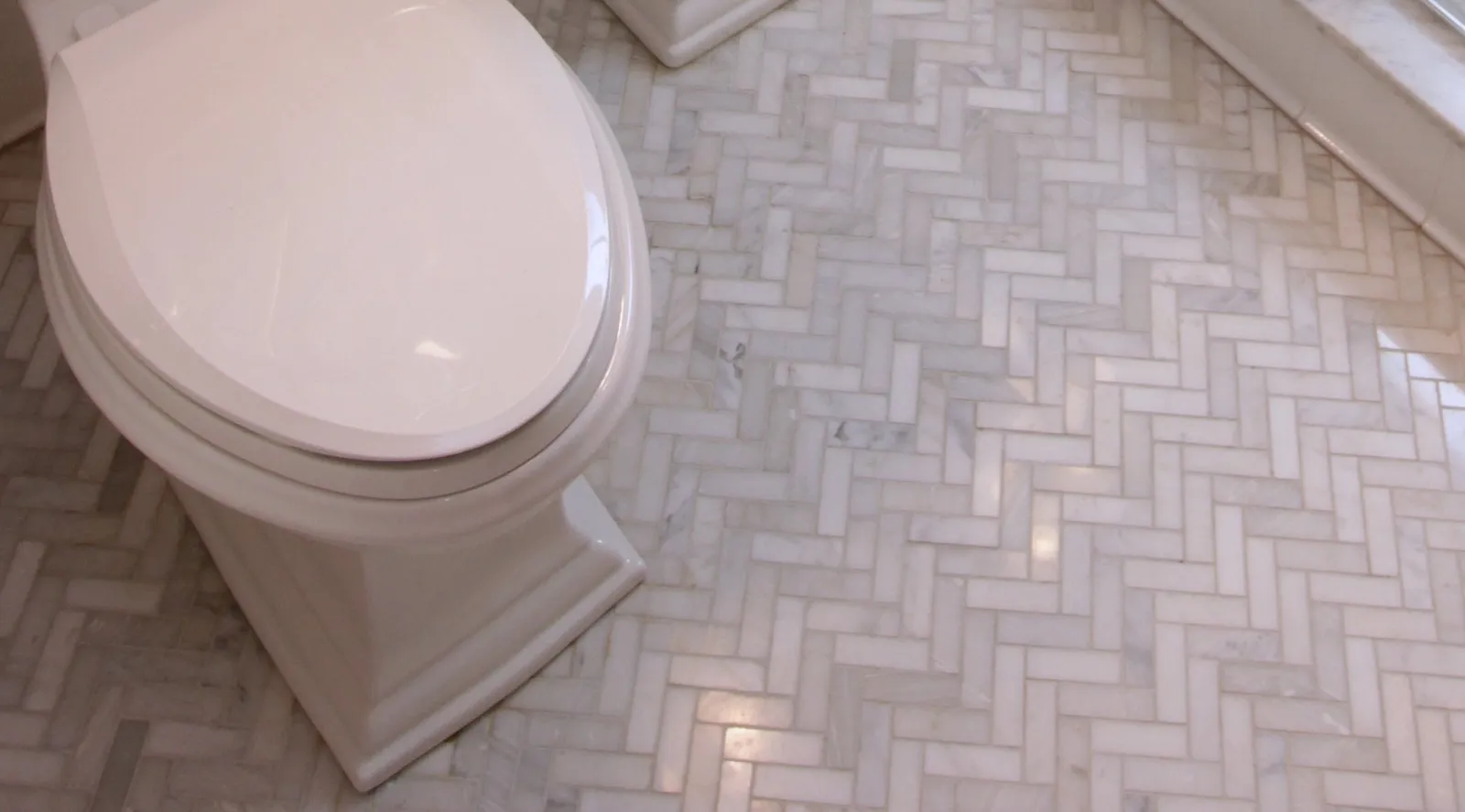 Bathroom tile installation