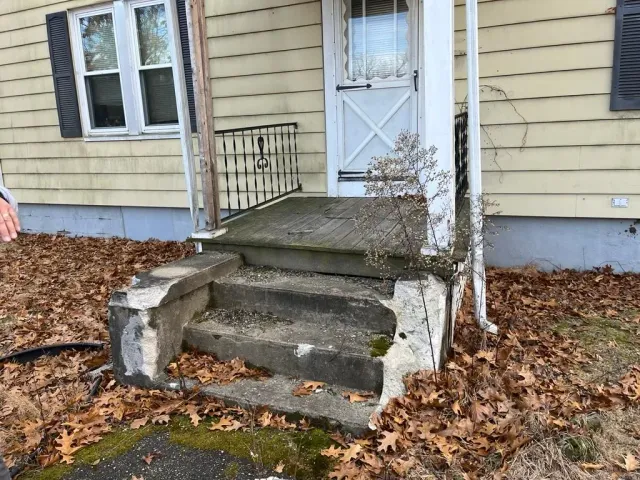 Facade Renovation Before — Chicopee, MA — Nova VC Construction & Cleaning