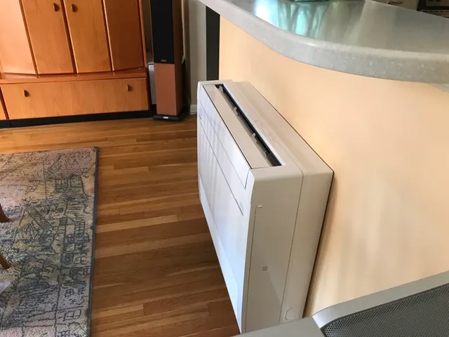 Floor Mount Ductless Split In Kitchen