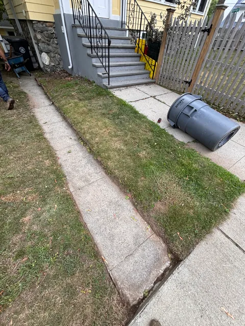 Before lawn mowing and maintenance in Winchester MA
