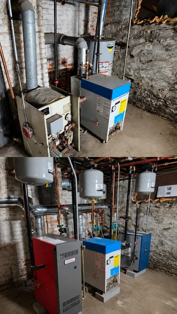 Boilers & Hydronic Heat service completed by Martins HVAC Service