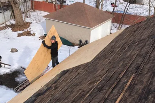 Amherst Roofing NH work photo