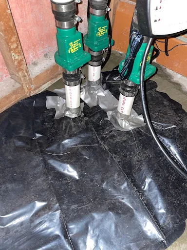 NEW ENGLAND BASEMENT WATERPROOFING SOLUTIONS work photo