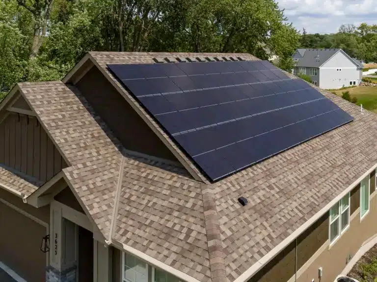 solar panel roof installation
