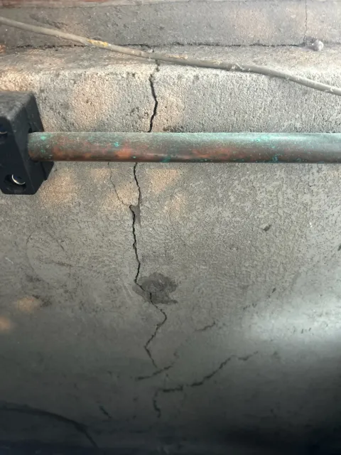 Foundation Crack Injection & Garage Floor Repair in Scituate, MA - After repair