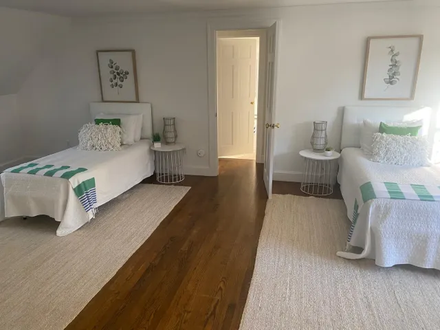 Move-out cleaned room ready for new residents