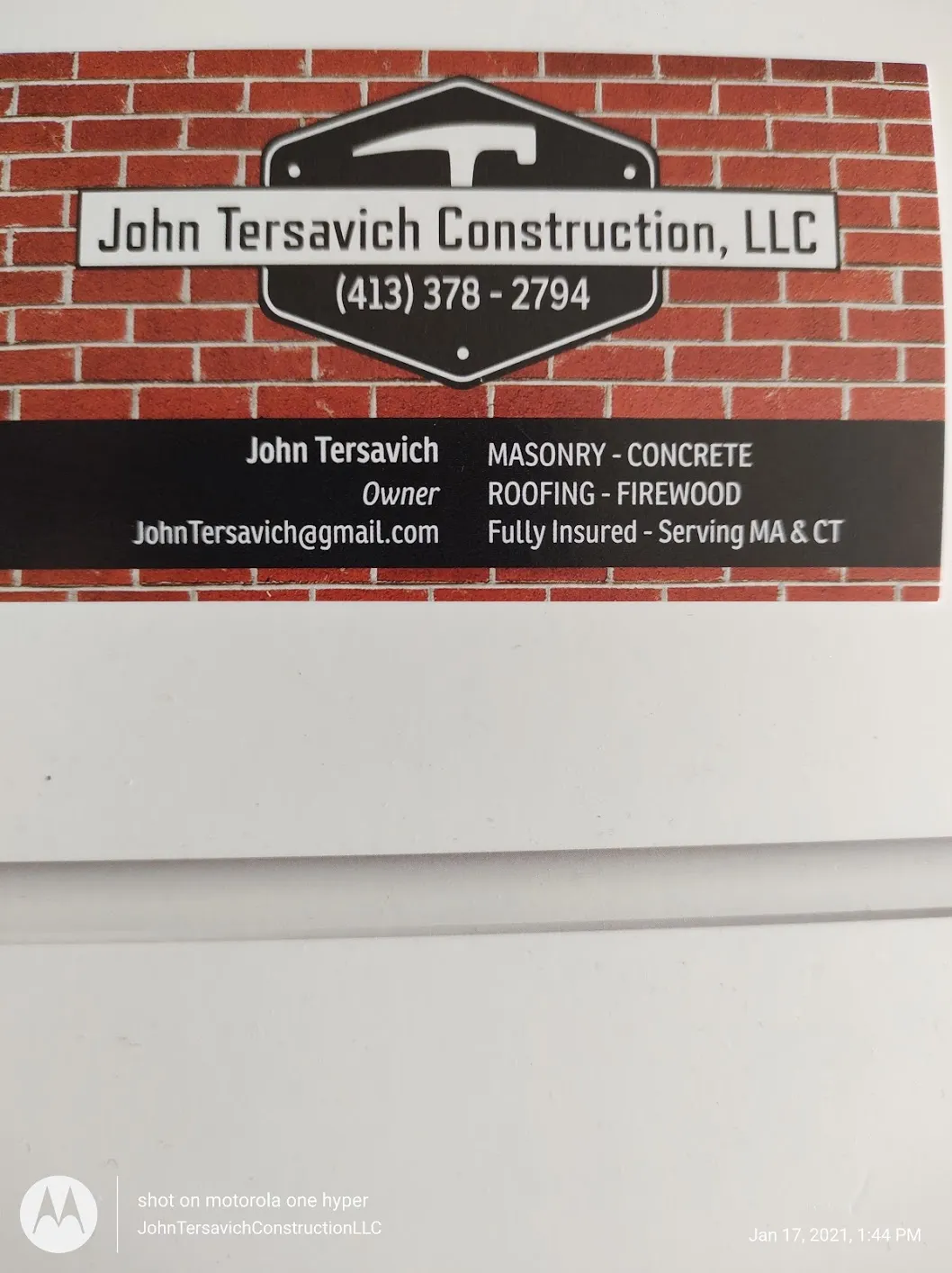 John Tersavich Construction, LLC
