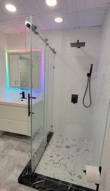Completed full bathroom renovation in Marblehead Massachusetts