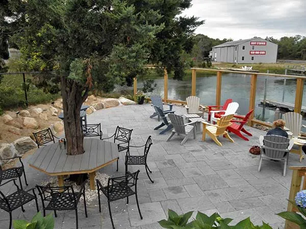 Agrillo Construction preparing seaside business for new restaurant patio.