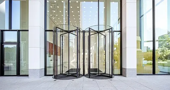 Glass door