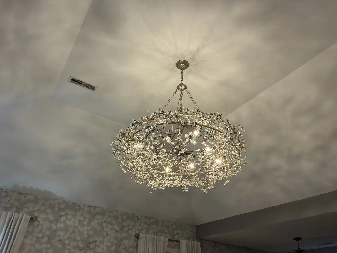 Chandelier installation