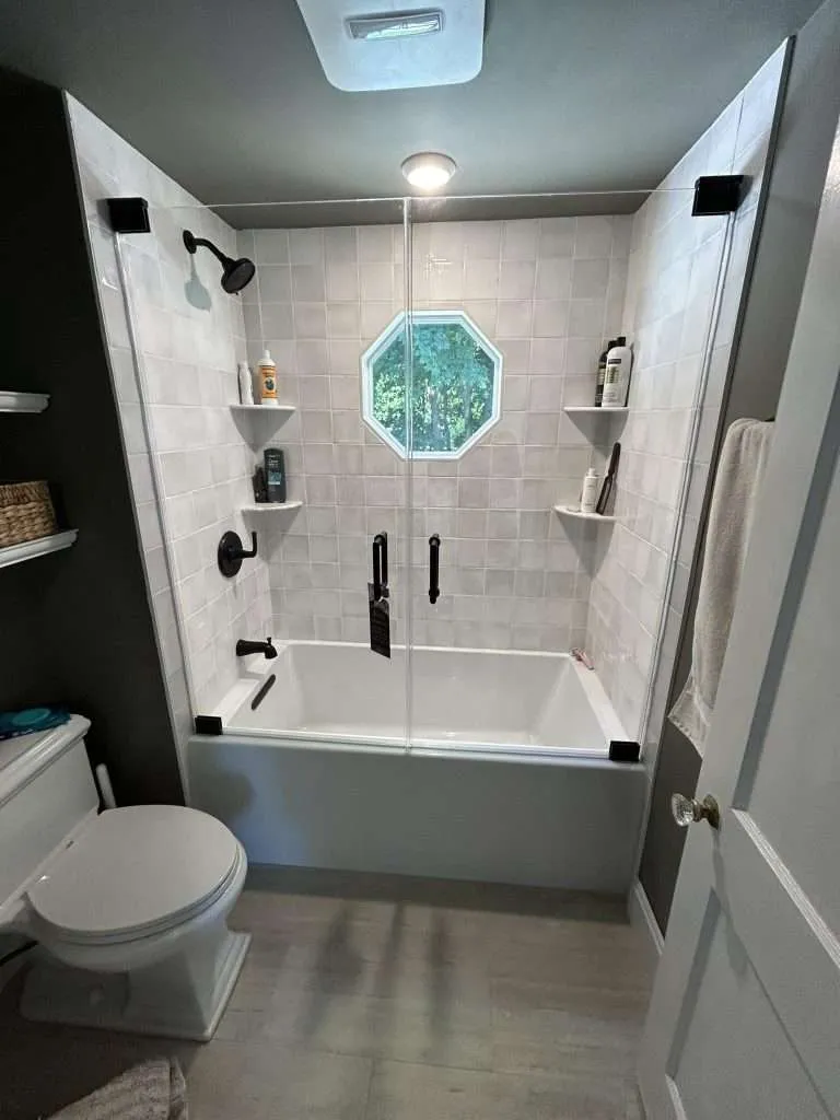 work photo from idealshowerdoors.com