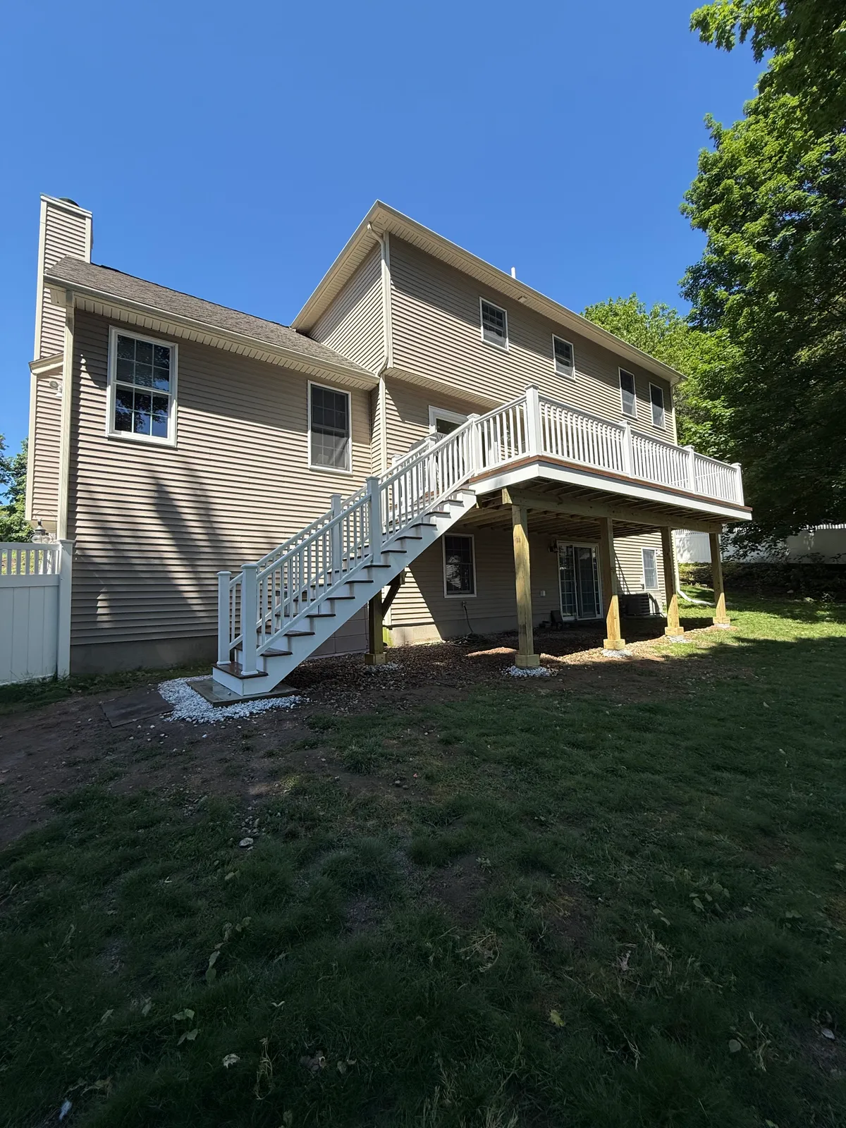 Custom deck construction in Medford MA