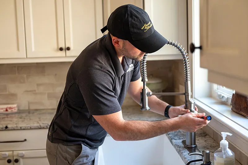 Plumber doing ready to offer you plumbing services in Middlesex County