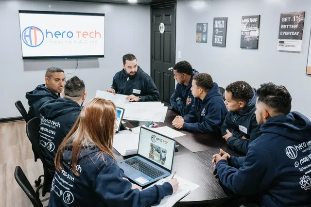 work photo from herotechhvac.com