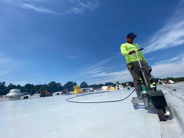 Northeast Industrial Roof work photo