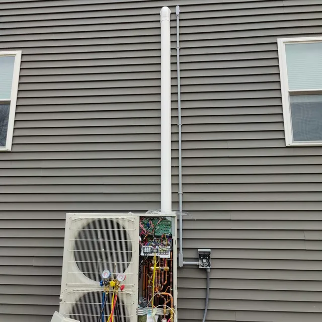 HVAC Unit on side of home