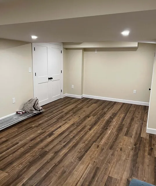 Finished basement, after
