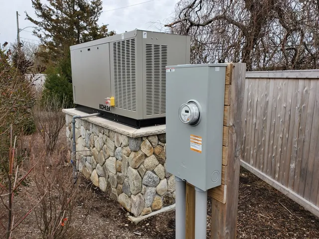 Generator with utility meter setup