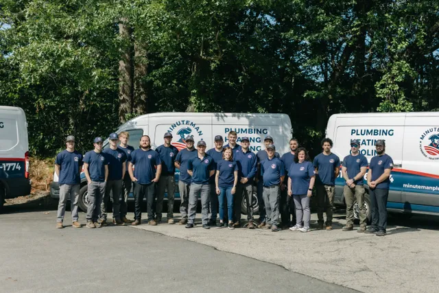 Minuteman Plumbing, Heating & Cooling work photo