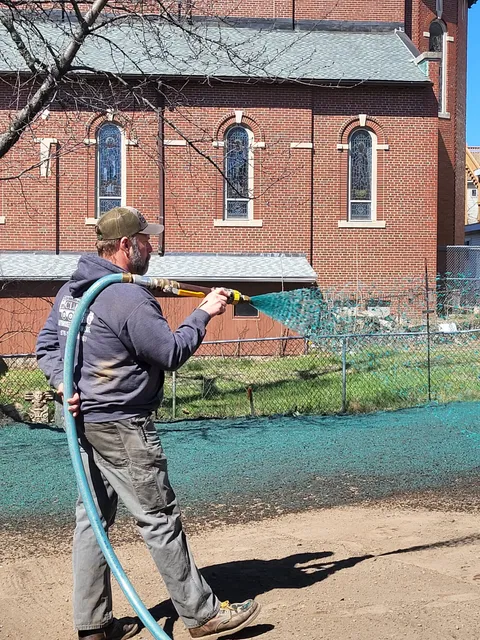 work photo from clarkhydroseeding.com