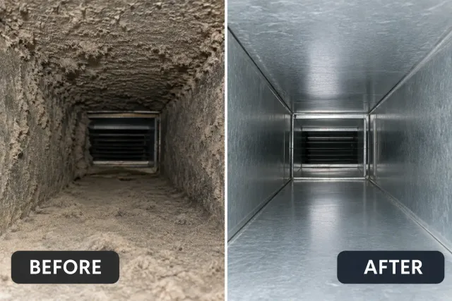 work photo from reliableheatingandairductcleaning.com