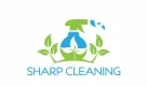 Sharp cleaning logo