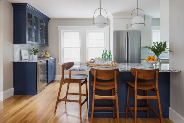 Melrose Blue and White Kitchen Remodel