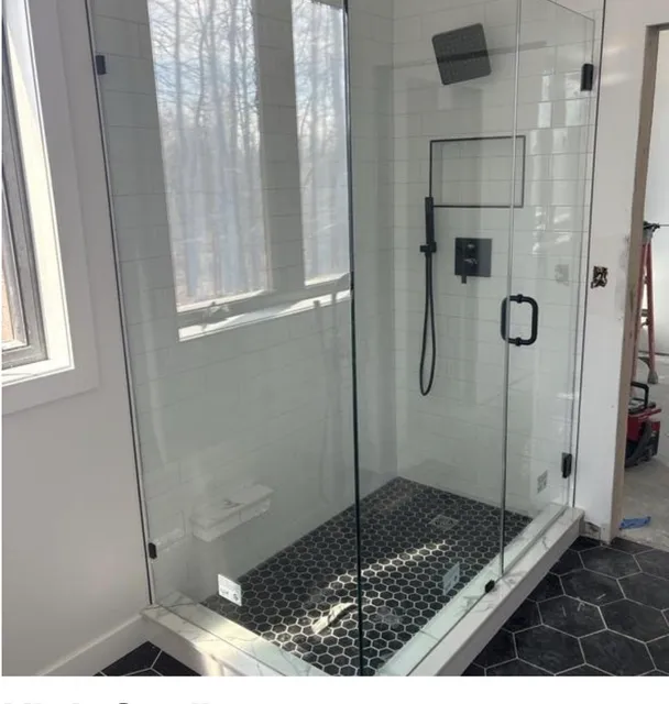 MAC-V completed walk-in shower