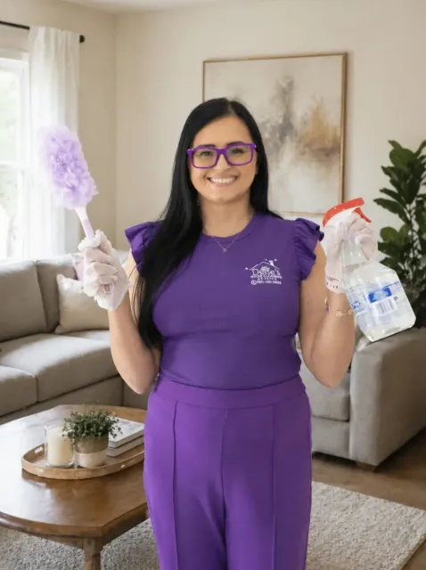 Professional cleaner from Deise’s House Cleaning Service providing house cleaning services in Massachusetts with trusted and detailed care