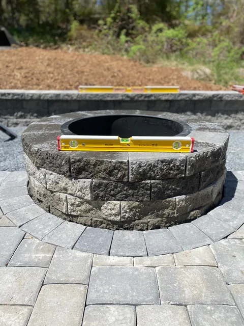 Northern landscape construction work photo