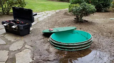 Septic system repair