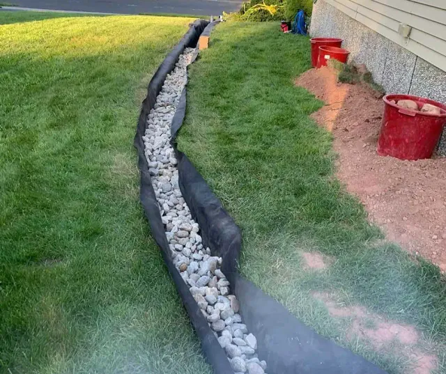BBW Basement Waterproofing work photo
