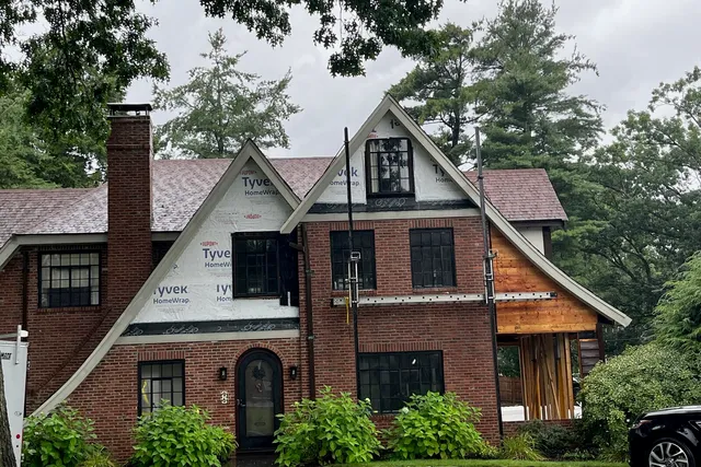 Architectural shingle replacement on a Milton home.