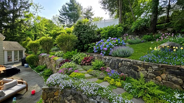 A&F tree services and landscaping work photo