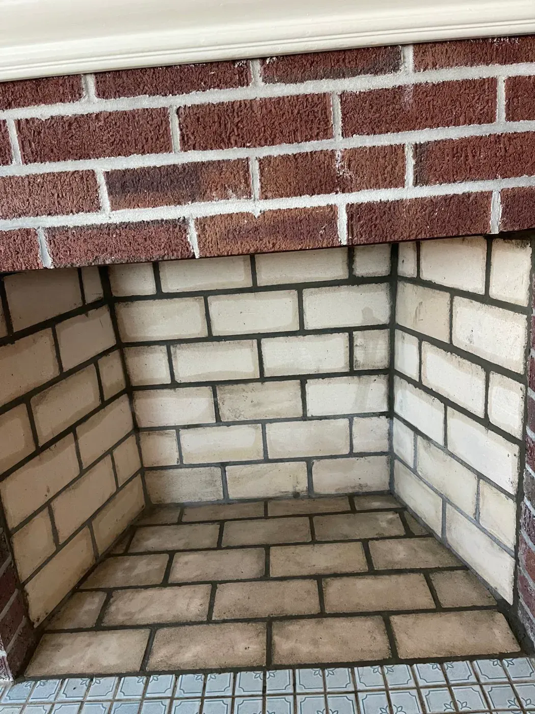 Firebox rebuild — new firebrick — Chimney Goat, Boston MA